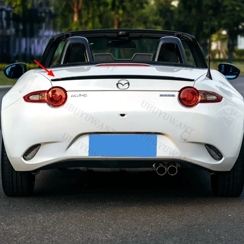 For Mazda MX-5/ Miata ND 2016+ ABS Rear Trunk Boot Lid Car Spoiler Ducktail Lip Wing
