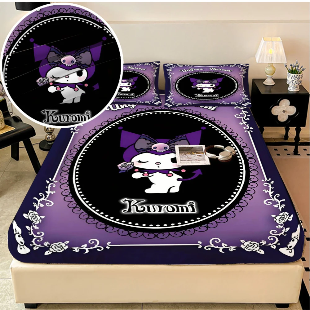 Hello Kitty Velvet Elastic Bed Sheets Set