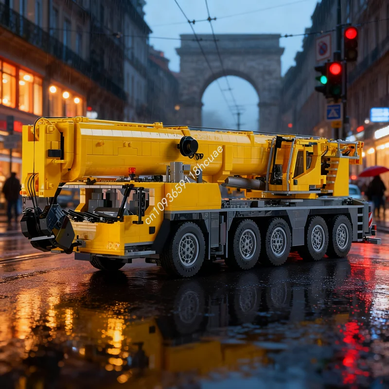 4599 قطعة MOC Liebherr LTM 5 1 النموذج الفني اللبنات العمارة اللعب DIY بها بنفسك الإبداعية هدية الكريسماس التعليم الطوب الاطفال #1