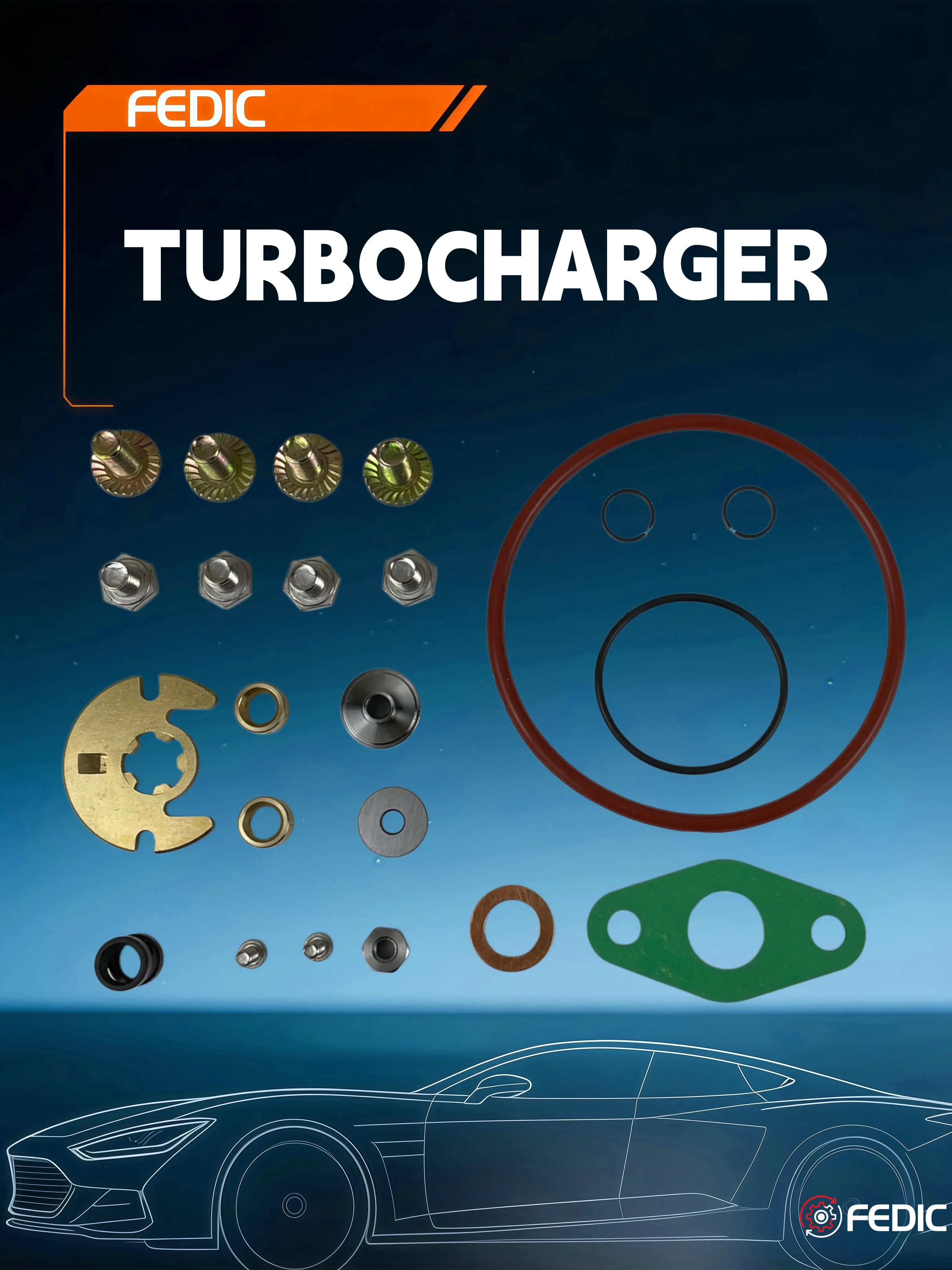 Turbocharger Repair kit BV39 54399880030 Turbo rebuild kit for Renault Megane Modus Scenic / Nissan Qashqai Tiida 1.5DCI