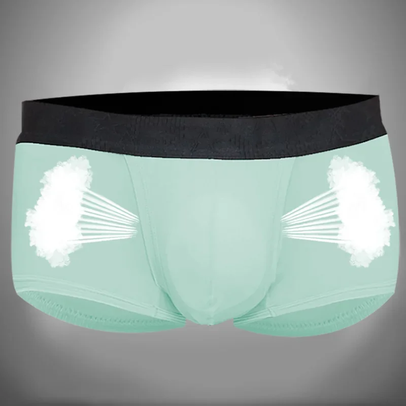Spermatic vein underwear for men, ice silk summer thin style for men, scrotal support bullet separation varicose flat shorts