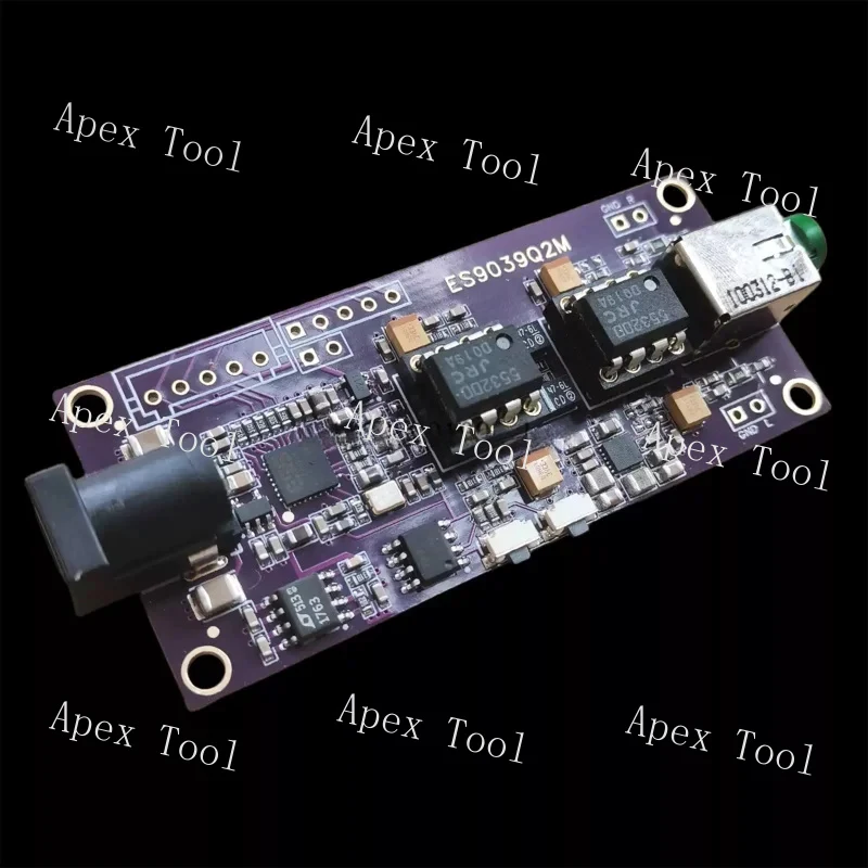 ES9039Q2M Decoding BoardI2SInput ES9039 AsynchronousUSBThe Module Can Be Paired With An Italian Interface