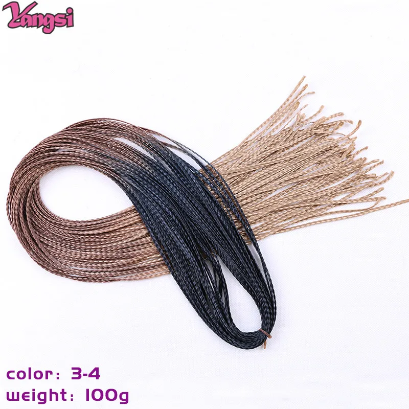 Full Star 30 Inch Synthetische Zizi Vlechten Dunne Box Vlechten Hair Extensions Bruin Roze Blauw Rood 613 Ombre Box Gehaakte Vlechthaar