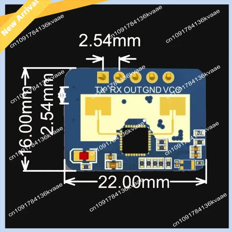 

M01K LD2410C 24G радарный датчик присутствия человека + адаптер CH340 FMCW радарный модуль обнаружения движения миллиметровой волны 5 В постоянного тока прочный