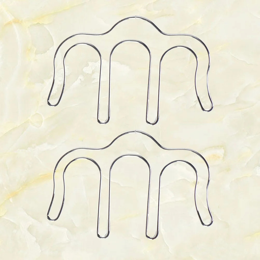 

2pcs Metal Bookmark Clips Premium Electroplated Sturdy Hollow Design For Office School Home Use Creative Paper Clamp Instrument