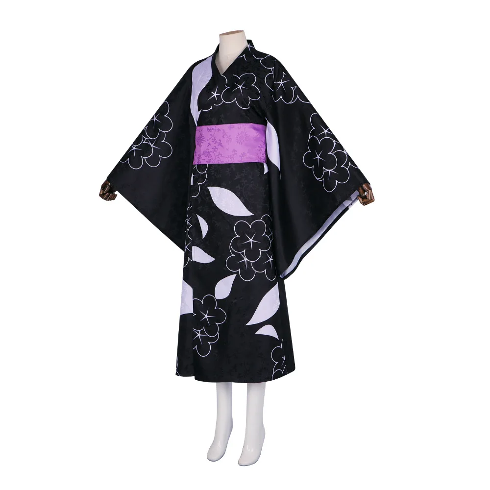 Marin Kitagawa Cosplay Costume My Dress-Up Darling Floral Yukata Kimono Full Set Women Anime Halloween Comic Con Party Outfit - Image 4