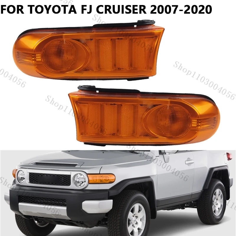 

Автомобильная передняя противотуманная фара для Toyota FJ Cruiser 2007-2020, передняя сигнальная лампа, угловая лампа без лампы, аксессуары для противотуманных фар