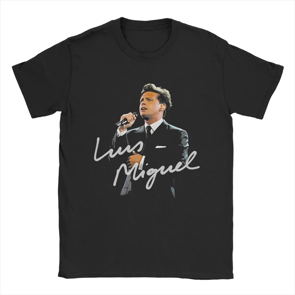 Men's Luis Miguel Tour Mexican T Shirts Pure Cotton Clothes Cool Short Sleeve Crewneck Tees 4XL 5XL 6XL T-Shirts