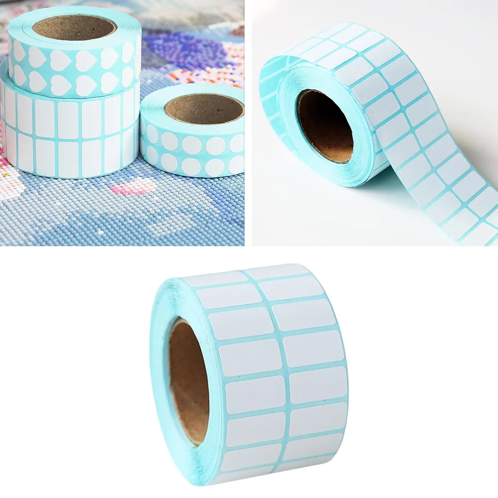 2xDiamond Painting Labels Purpose Label Thermals Label Sticker Roll for DIY Logos Design