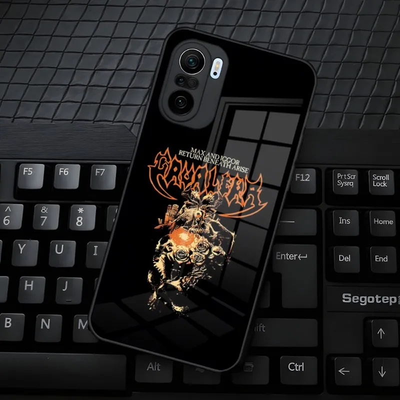 Pantera Ritual Metal Band Phone Case For Samsung S23 Pro Ultra S21 S30 S22 S20 S9 S10E Note 20 10 Plus Glass Design Back Cover