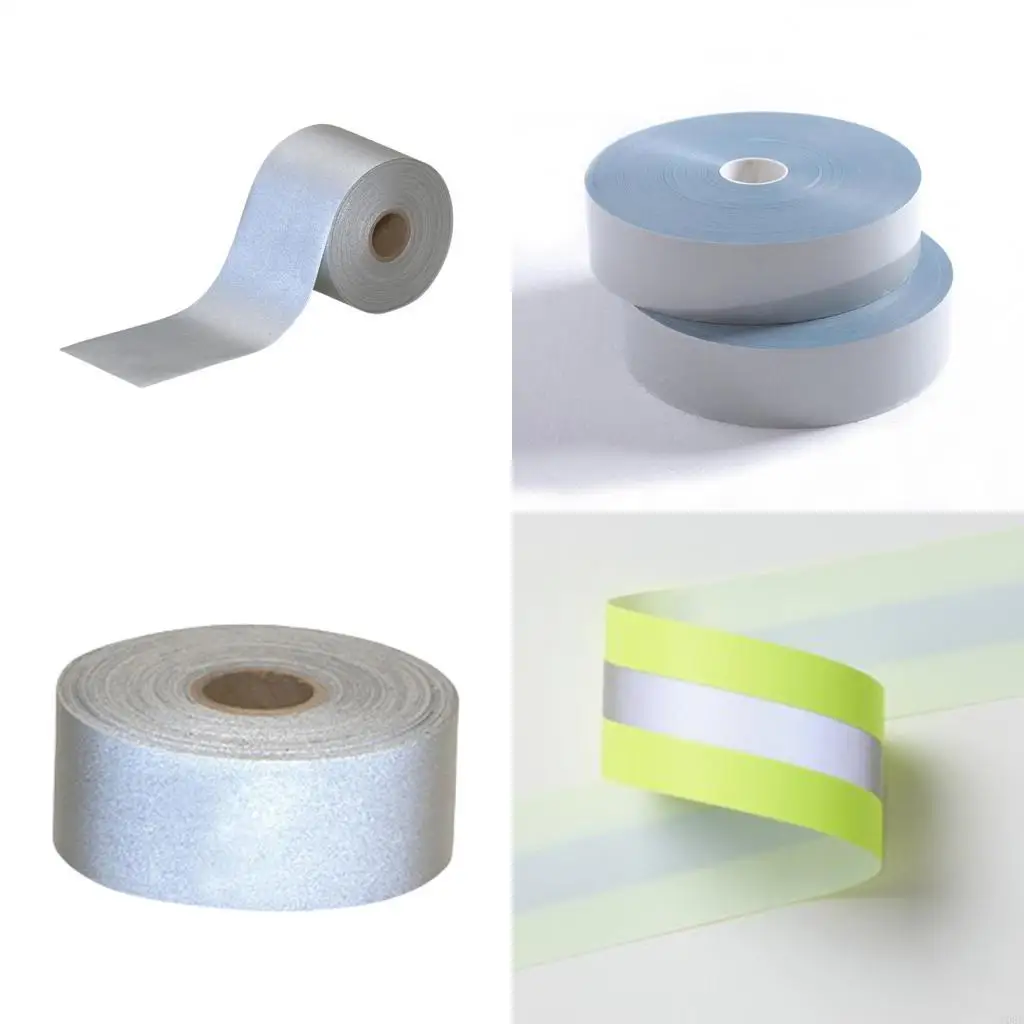 

Flexible Reflective Safety Cloth 10m Long 5cm Width for Construction Night Work Y08E