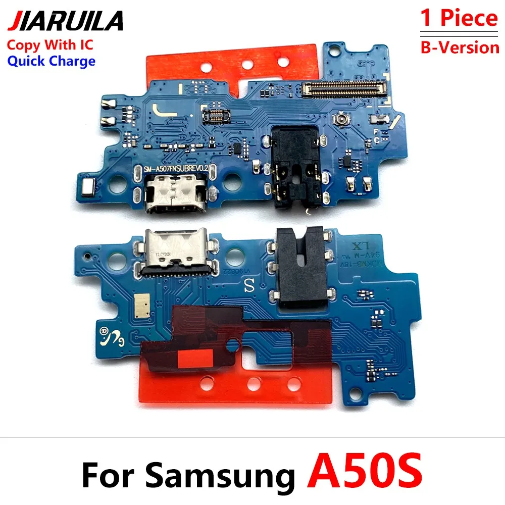 10Pcs，Tested For Samsung A10S A20S A30S A50S A21S A01 A03 Core A02S USB Microphone Charger Charging Port Dock Connector Board