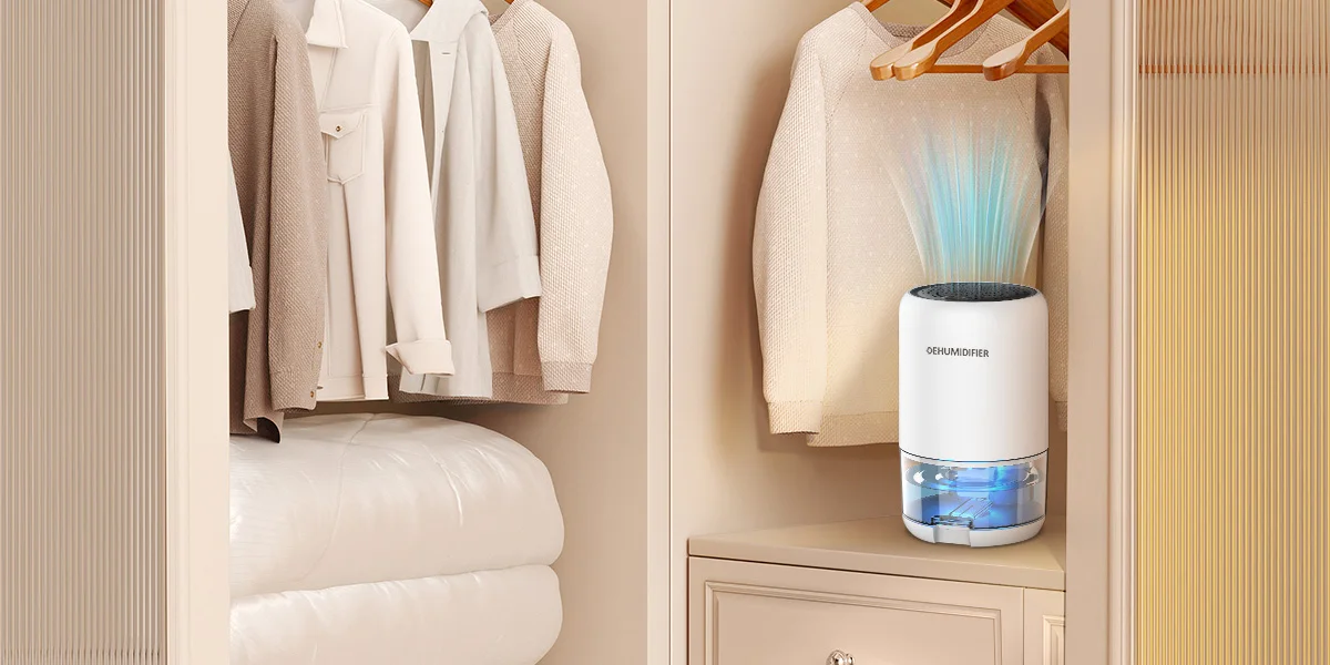 Dehumidifier, 35 OZ Dehumidifiers for Home for Room, Quiet and Portable Dehumidifier for Bedroom, Bathroom, RV, Closet, Auto-off