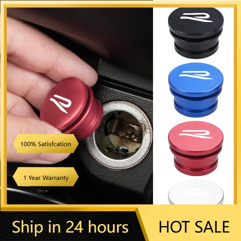 

2026 Новые эмблемы, металлический автомобильный прикуриватель, декоративный чехол, пылезащитный пылезащитный чехол, автоаксессуары для VW R Tiguan CC Je