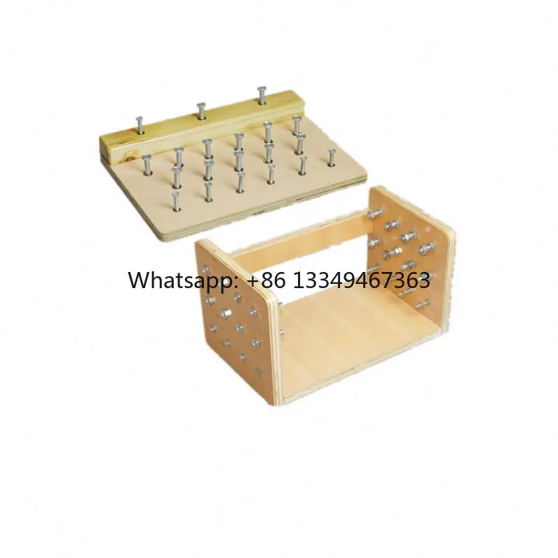 Fast shipping Rehabilitation Center Screw Wood for Finger Rehab Finger Function Exercise Equipmentwholesale price