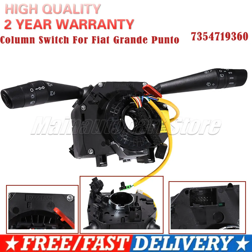 

36Pin Car Column Switch For Fiat Grande Punto 735410423 735471936 7354719360 735521315