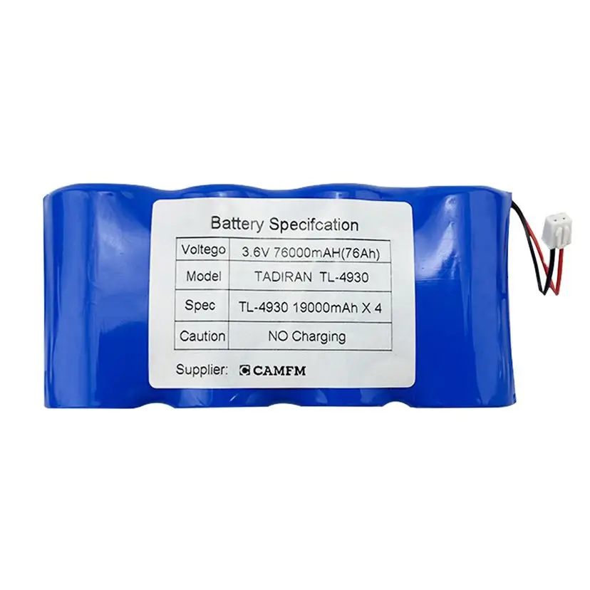 1pce TL-4930 Flowmeter Battery Pack 3.6v  7600mAh High Capacity Not Rechargeable