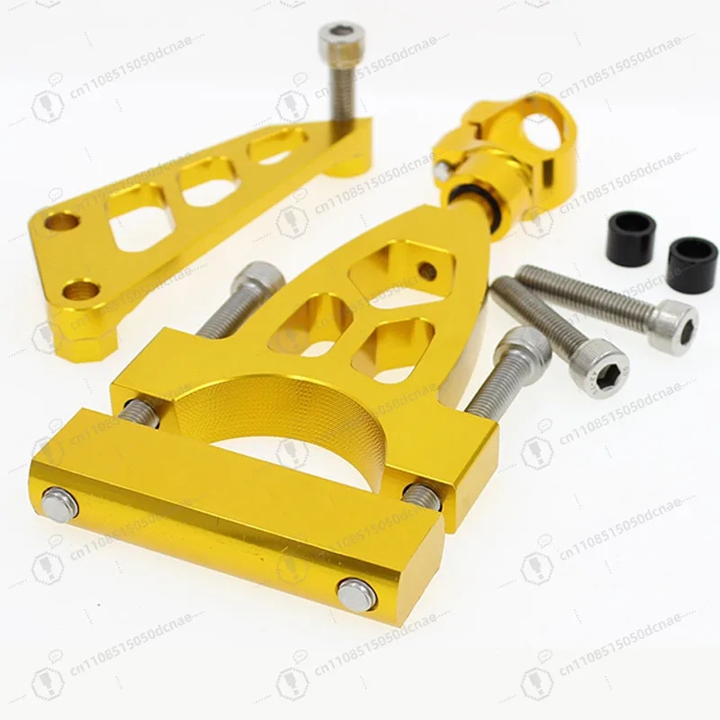 CB400 Universal Steering Damper for CB400 99-10 VTEC Motorcycle, Adjustable Durable Titanium Stabilizer