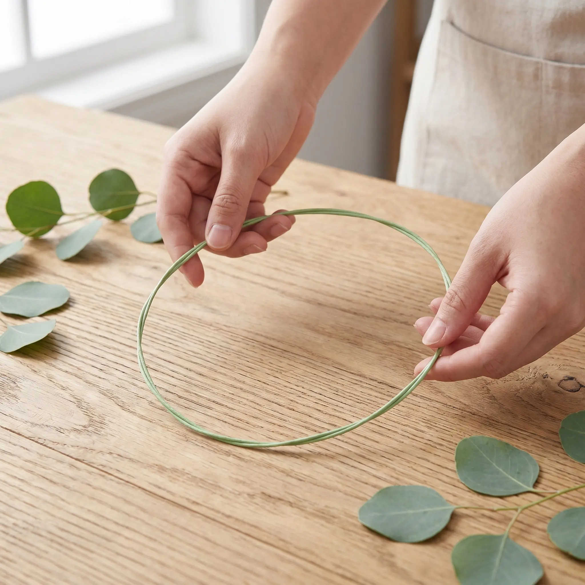 100Pcs Paper Wrapped Iron Wire - Florist Wreath Supply ulasan dan harga