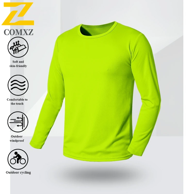 قميص رجالي سريع الجفاف للاستخدام الخارجي يسمح بمرور الهواء وممتص للرطوبة لصيد الأسماك للمشي لمسافات طويلة والتخييم متعدد الألوان للرياضات الصيفية وأكمام طويلة #2