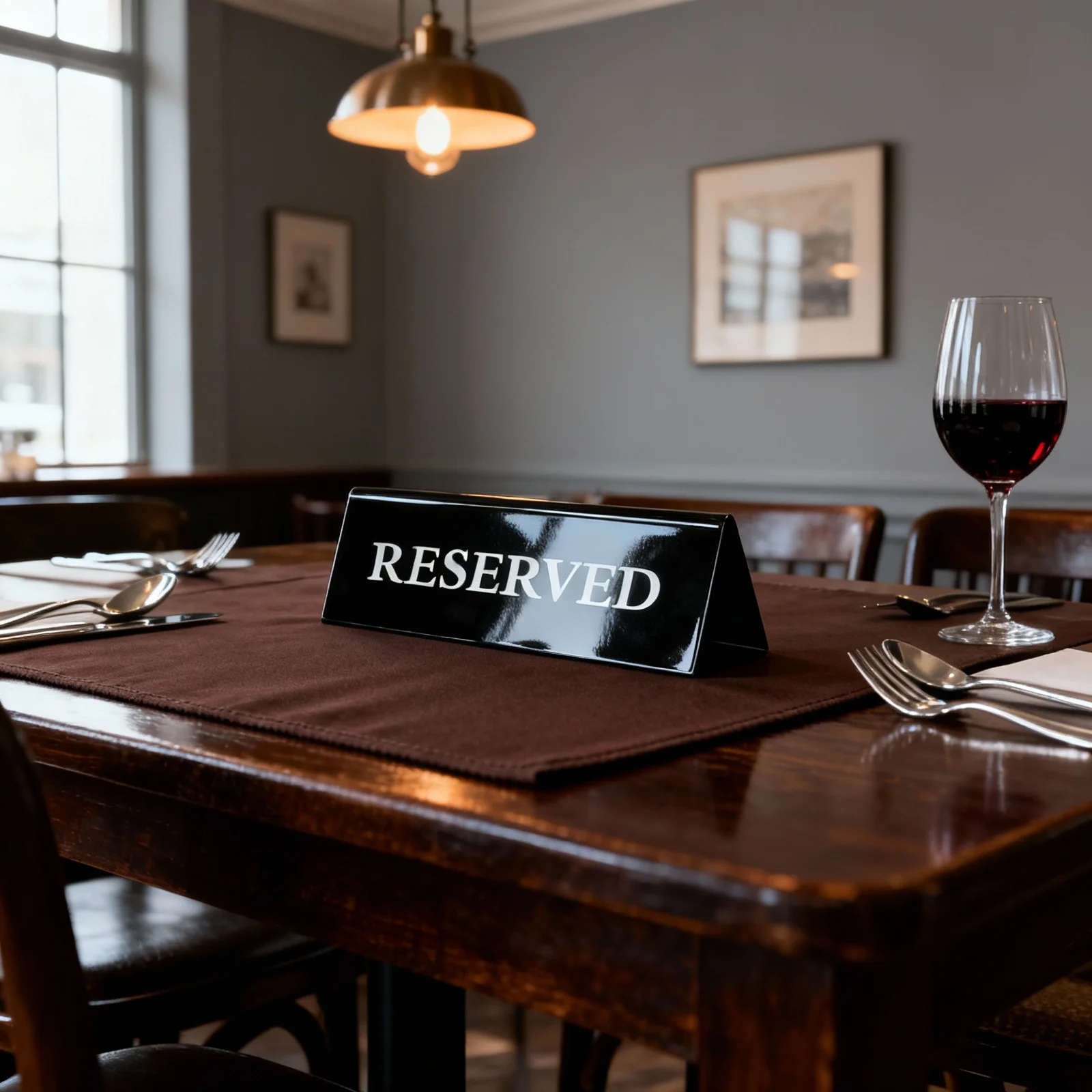 

4Pcs Clear Acrylic Reserved Signs for Tables Wedding Birthday Event Decorations Hotel Restaurant Dropship Table Markers