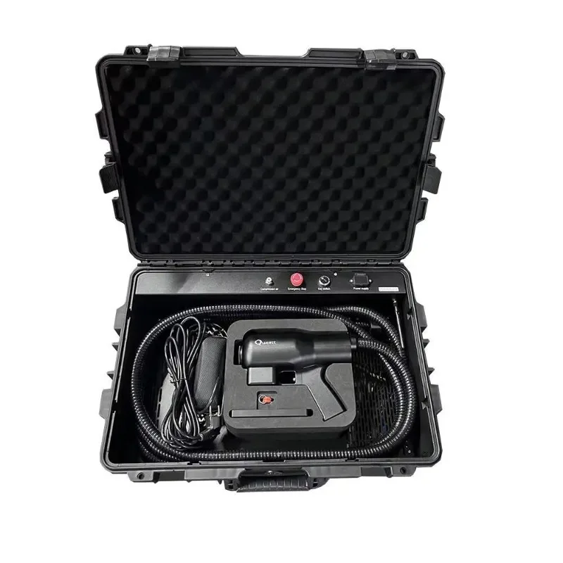 

Rust Paint Stripper Portable 200W 300W Pulsed Fiber Laser Cleaning Hine Wood Brick Stone Removal