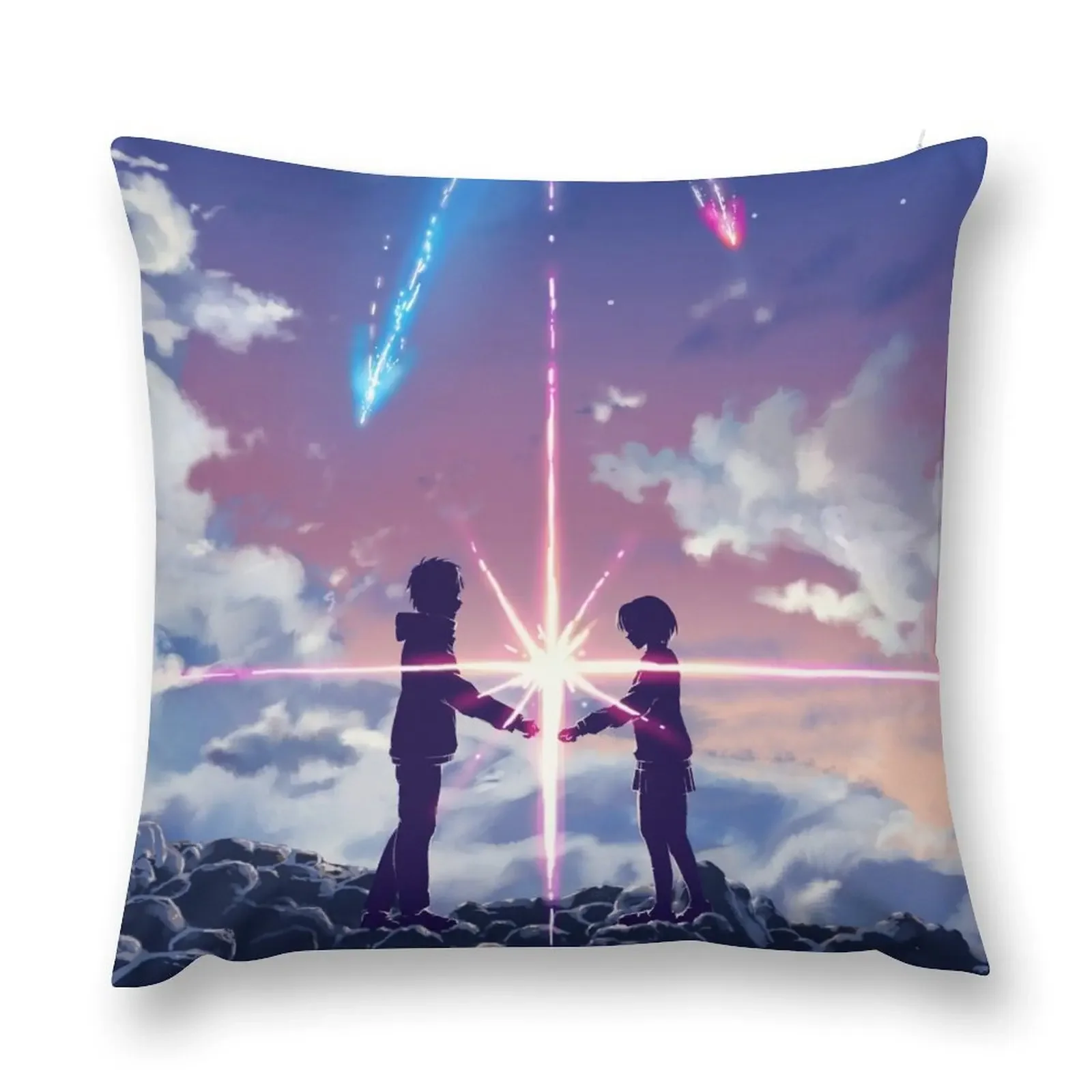 

KIMI NO NA WA YOUR NAME Throw Pillow autumn pillowcase Cushion Cover For Sofa Christmas Pillow christmas supplies pillow