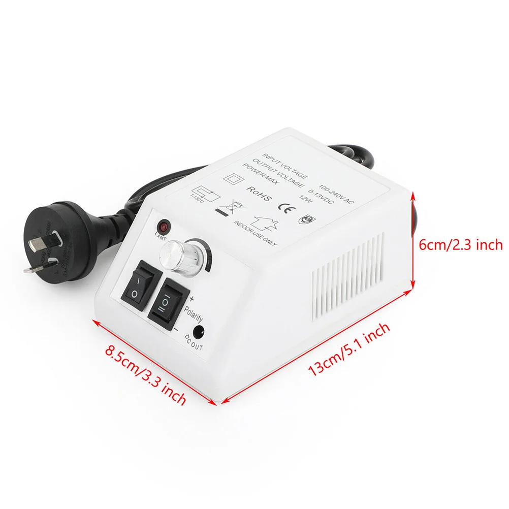 Lucidatrice per unghie Lucidatrice elettrica per uso in salone Strumento di molatura sostituibile Stampo di protezione da sovratensione a lunga durata