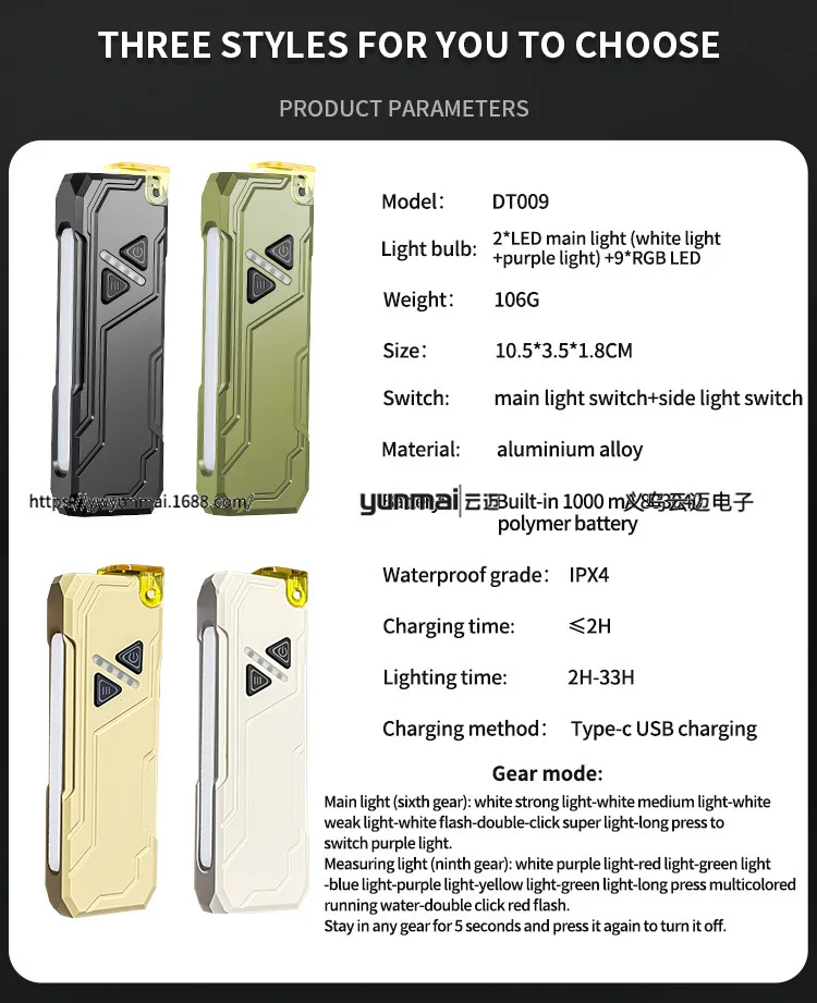 휴대용 야외 비상등 걸이형 야간등 접이식 작업등 야외 차고 캠핑 작업장 조명