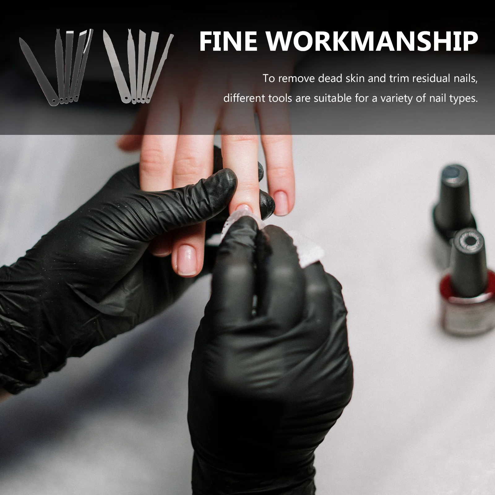 10 個ペディキュアツールキットプロフェッショナルグレードの爪トリミングアクセサリー角質トリマー滑らかな足の爪カッターポータブルデザイン