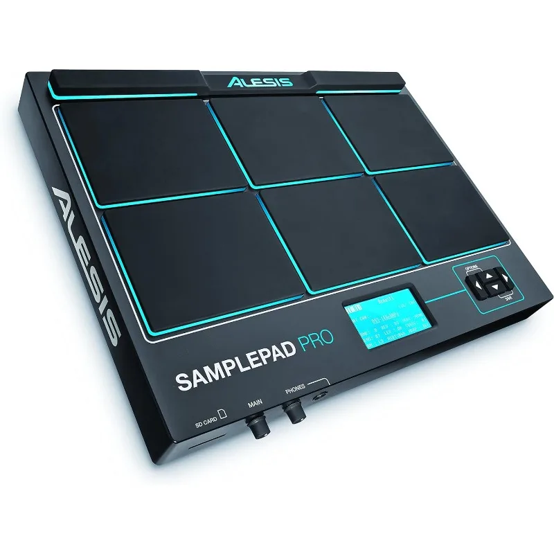 Alesis SamplePad Pro - Percussion and Sample-Triggering Instrument With 8 Velocity Sensitive Drum Pads, 200+ Built-in Sounds