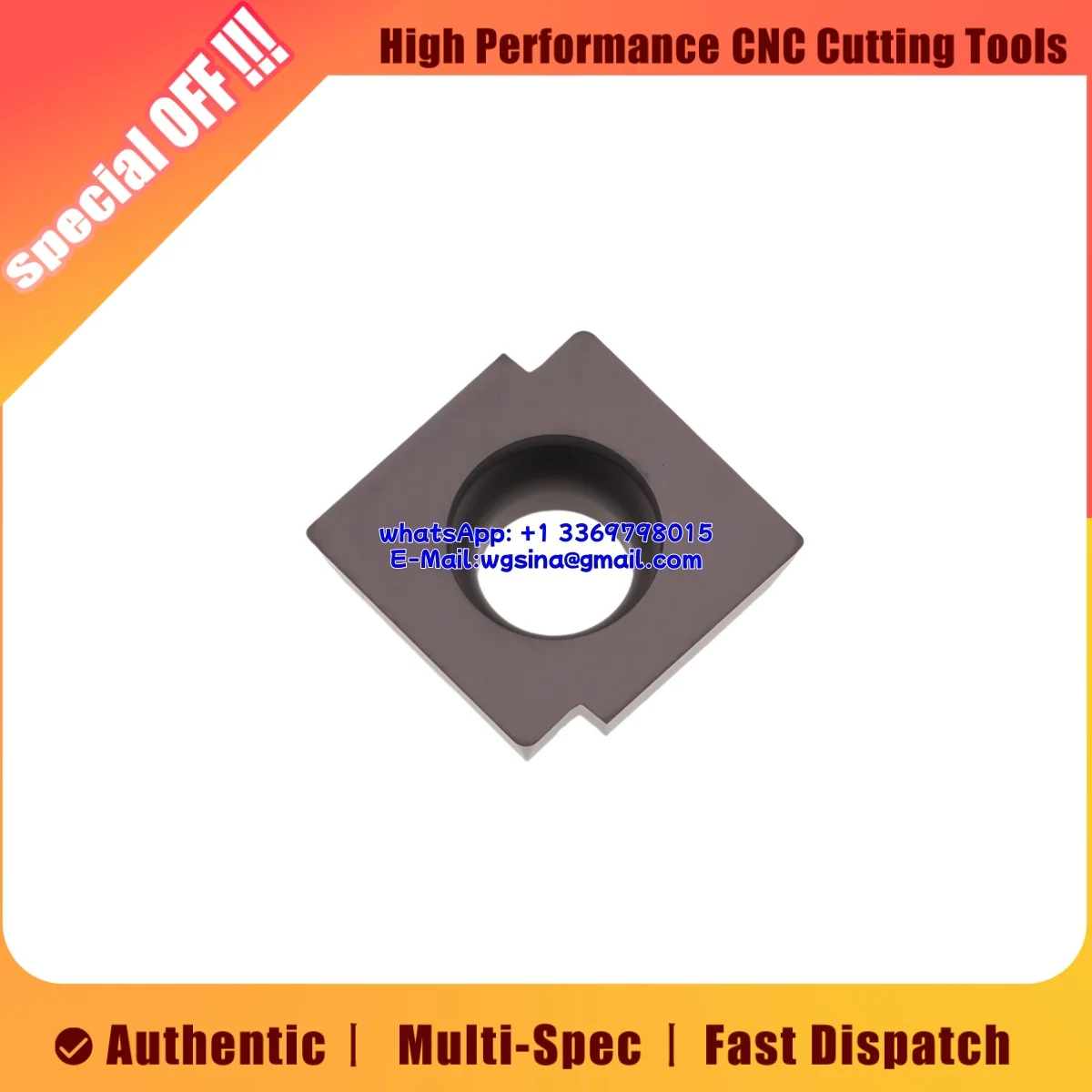 

Original SPGW SPMR SPGW12 SPMR12 SPGW1204 04 SPMR1203 08 ZI -23 NS9530 Milling Insert