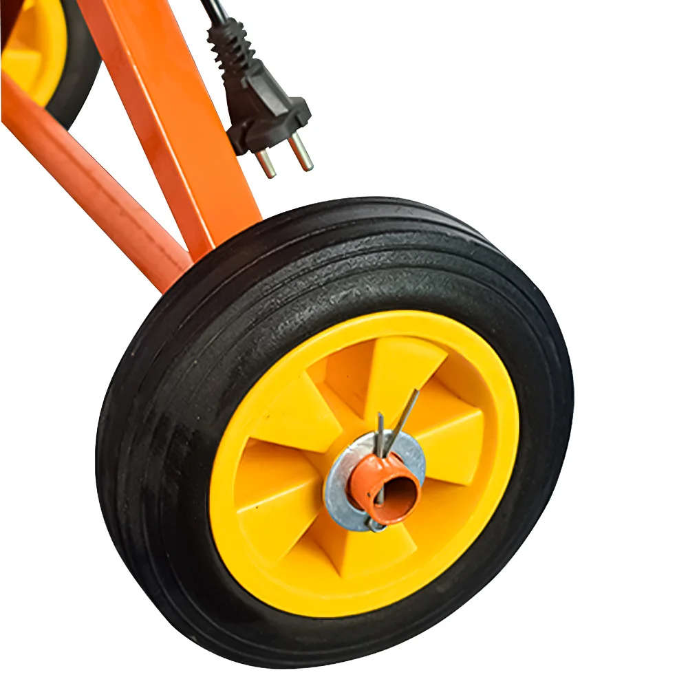 Mezcladores de hormigón eléctricos portátiles de 70L y 260L, mezcladores móviles populares de alimentación de cemento para granja y hogar para la industria de la construcción