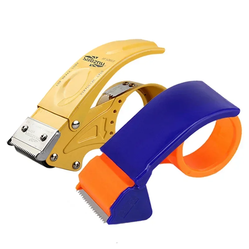 Dispensador de cinta de embalaje de 48mm, cortador de cinta de Metal de 2 \