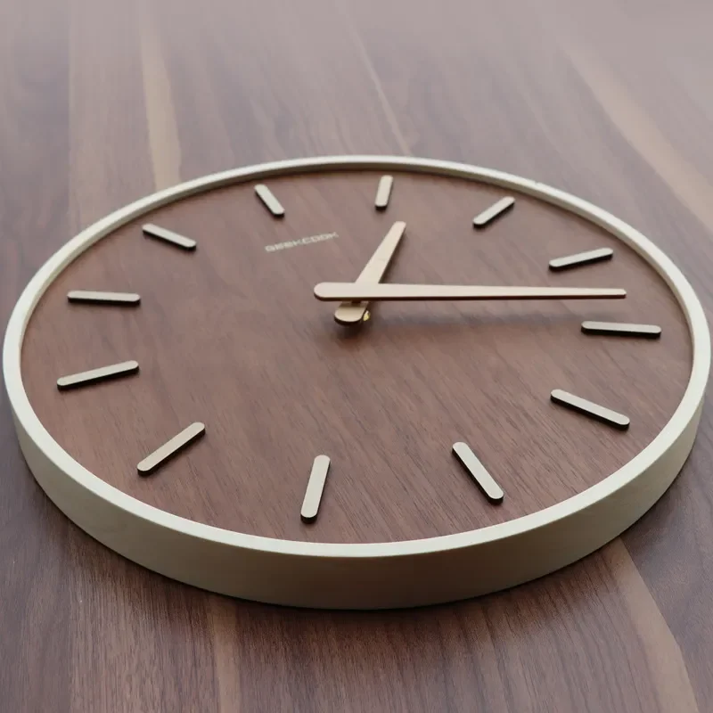 Qumu Wall Clock for Norwegian Forest Scale Model Three-Dimensional Word Silent Qumu Wall Clock Always in Stock Ready for