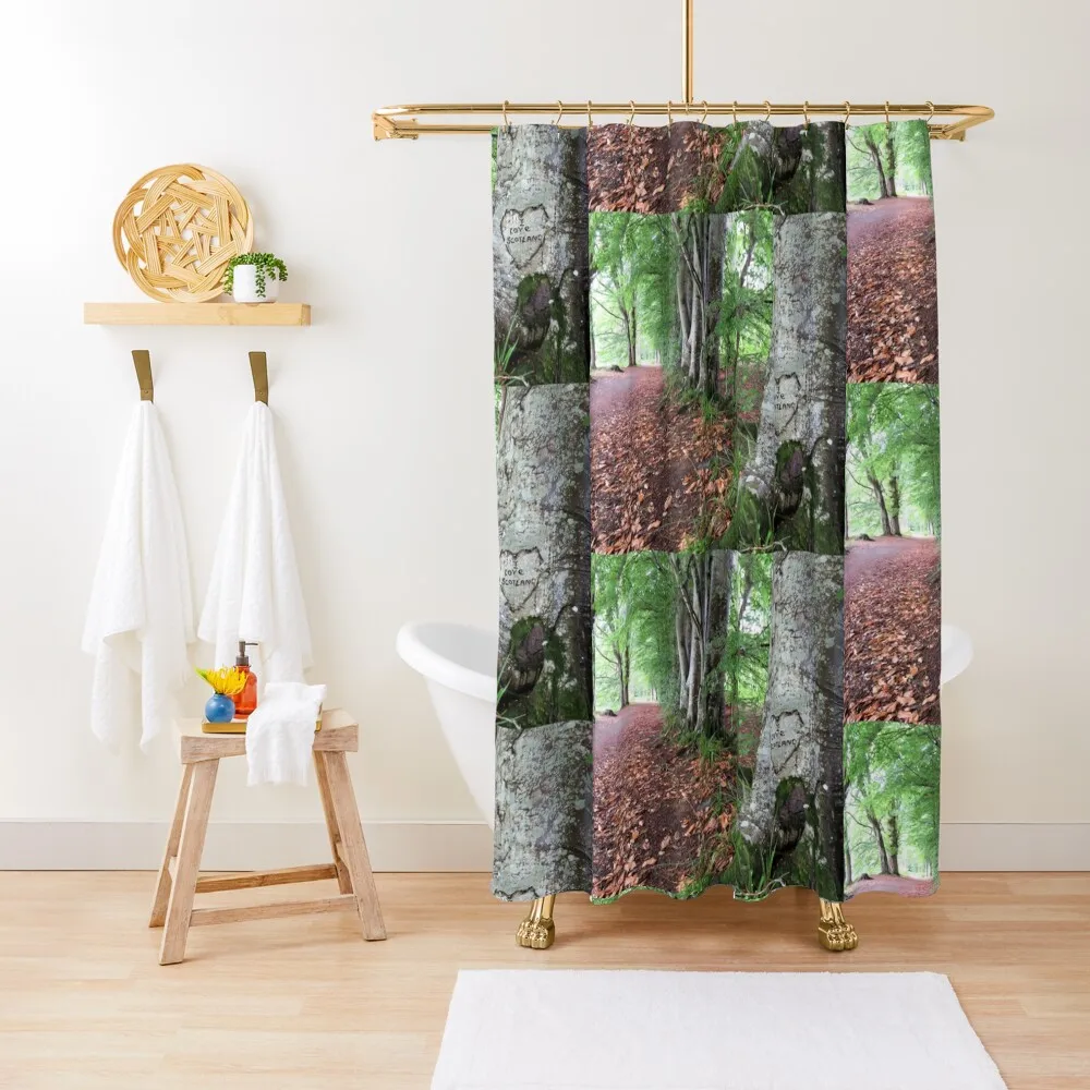 

I Love Scotland Shower Curtain In The Bathroom Transparent Bathroom Shower Bathroom Box Waterproof Bath And Anti-Mold Curtain