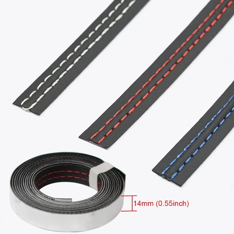 Car Self-Adhesive Decorative Line Diy Flexible Interior Molding Decorative Strip Auto Braided Strip Dashboard Sticker Universal