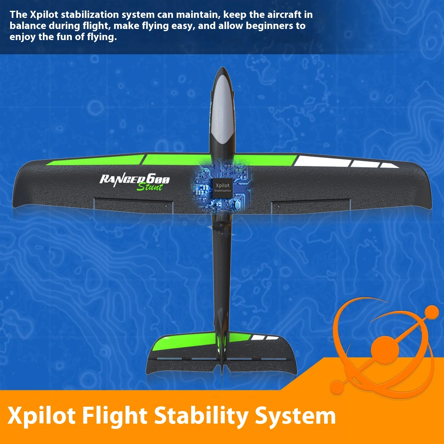Orlans Outdoor Modelvliegtuigen Vaste vleugel Op afstand bestuurbare vliegtuigen Zweefvliegtuig Surfers Aan de slag Vierkanaals Valbestendig