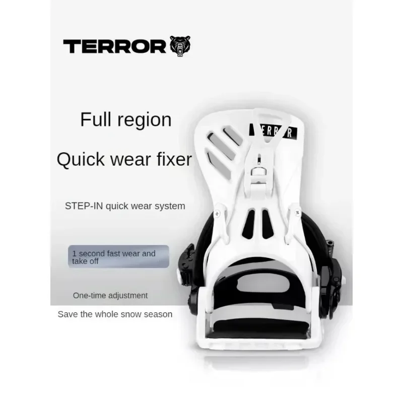 TERRORSNOW Snowboard Bindings S/M/L - Quick Fastening System / Ordinary Strap Style