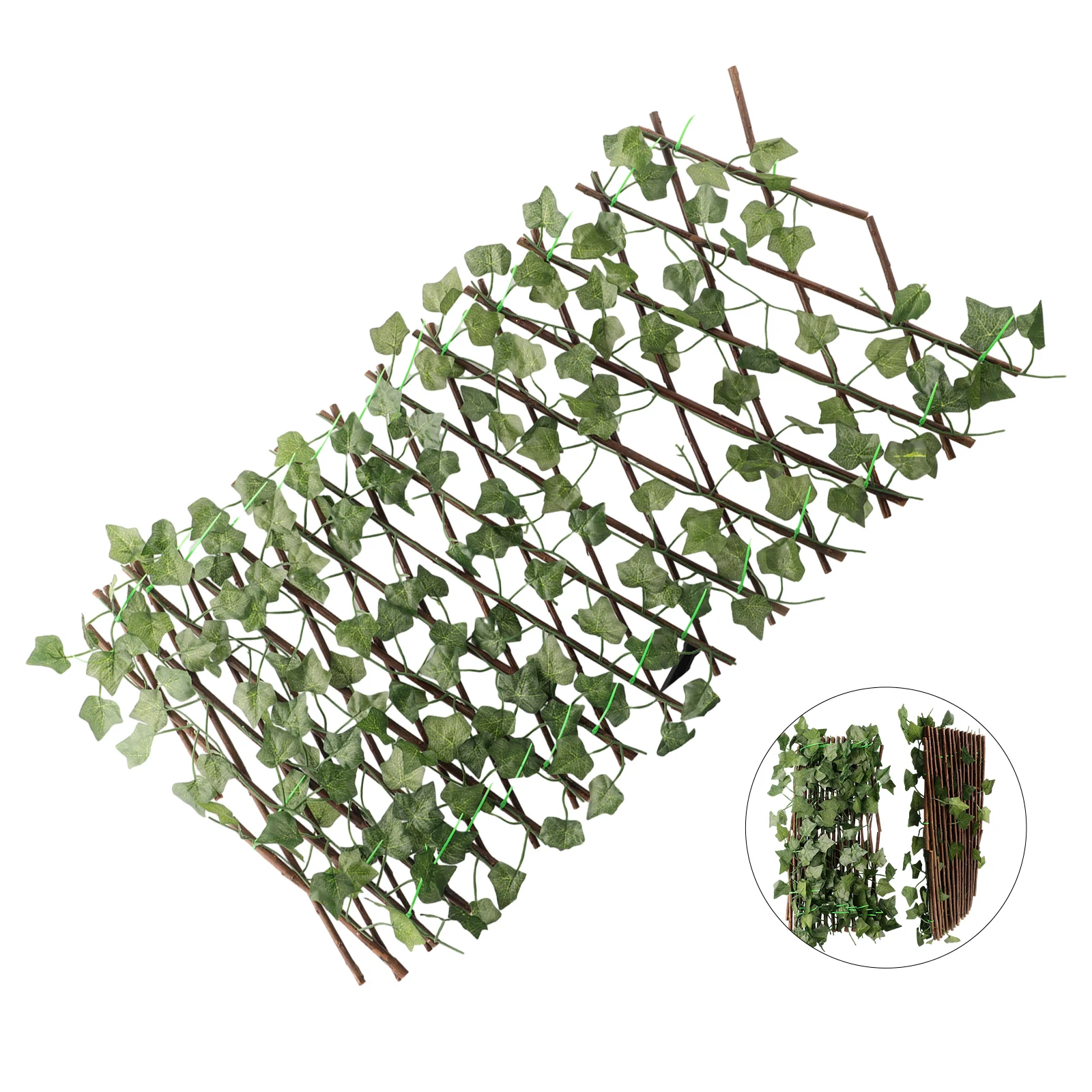 

Garden Screening Expanding Trellis Fence Privacy Screen Artificial Ivy Leaves