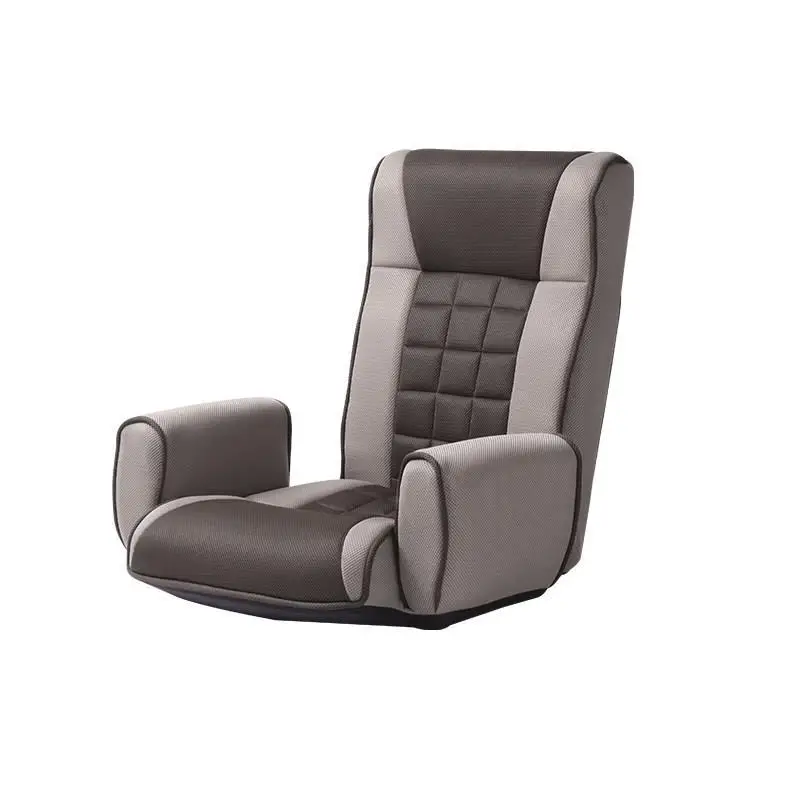 Single folding lazy sofa chair, bed feeding chair with armrests and style tatami leisure chair bay window