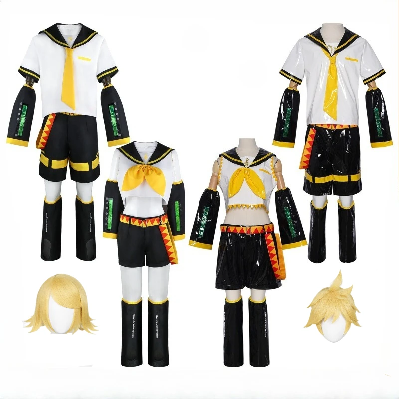 Disfraces de Cosplay de Anime, Disfraces de Cosplay de Len Rin, Disfraces de Anime JK para Exposiciones, Uniformes, Regalos de Halloween y Navidad