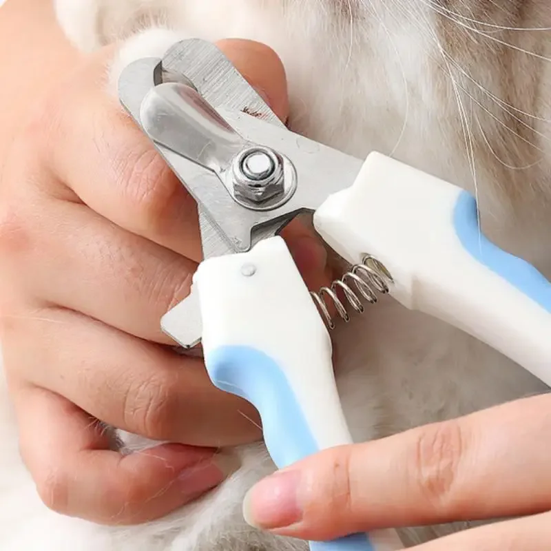 Dog Nail Clipper Scissors Kitten Nail Toe Claw Clippers Trimmer Labor-Saving Grooming Tools for Animals General Pet Supplies