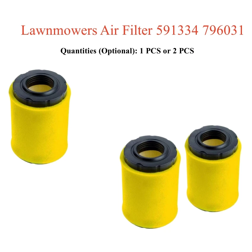 1 PCS/2 PCS Lawnmowers Air Filters 591334 796031 MIU14395 GY21435 MIU13963 Grass Cutter Replacement Assessories