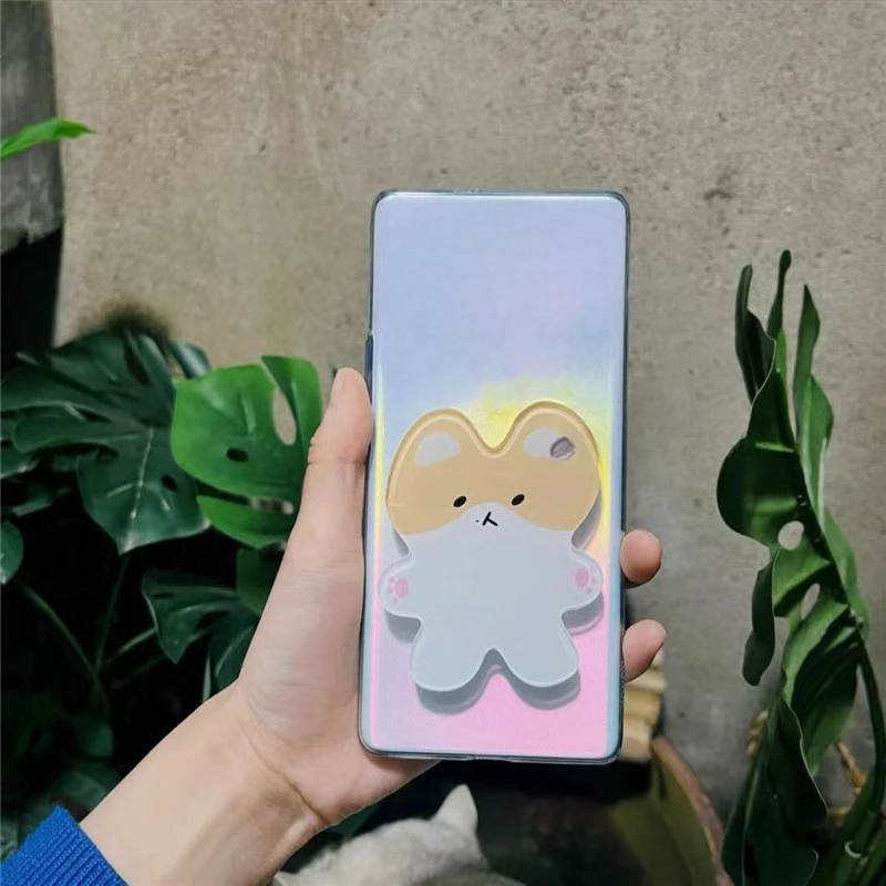 New Kpop Korean BaekHyun Cartoon Acrylic Phone Ring Holder Display