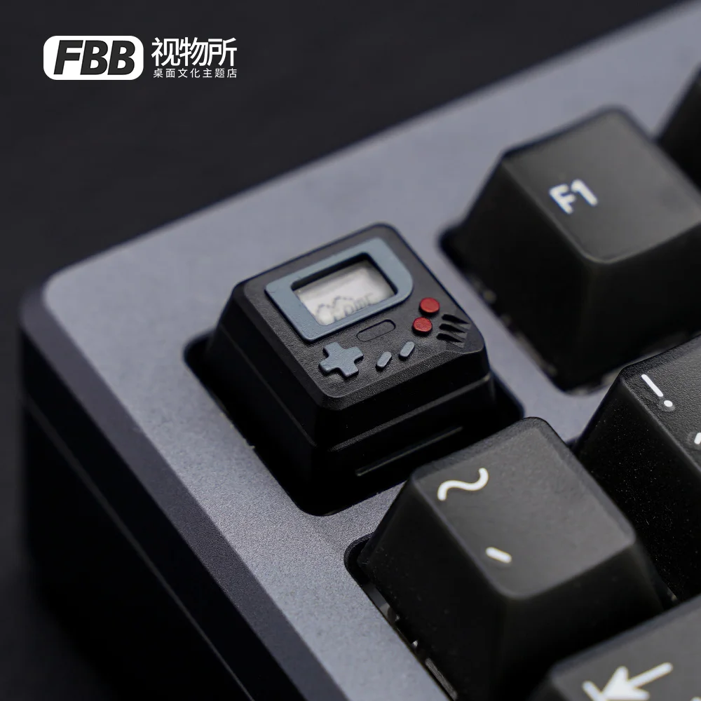 FBB Vision 3-in-1 Transparent Personality Keycap Retro FC Macintosh MAC Cute Gift Mechanical Keyboard