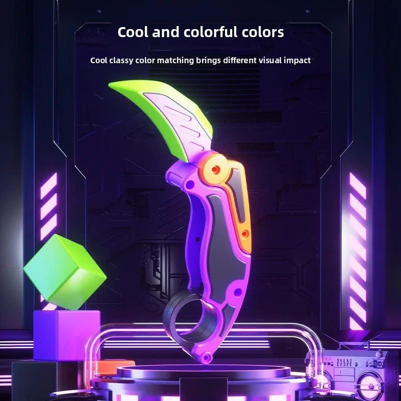 3DPrinted Schwerkraft Klaue Messer Spielzeug Stressabbau Schmetterling Zappeln Griff Sensorischen Spielzeug Kunststoff Stressabbau Angst Spielzeug Messer