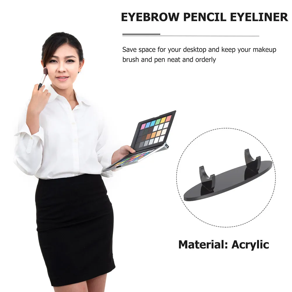 2Pcs Acrylic Pen Display Stand Makeup Brush Holder Organizer Rack for Office Home Acrylic Pen Holder Nail Brush Stand