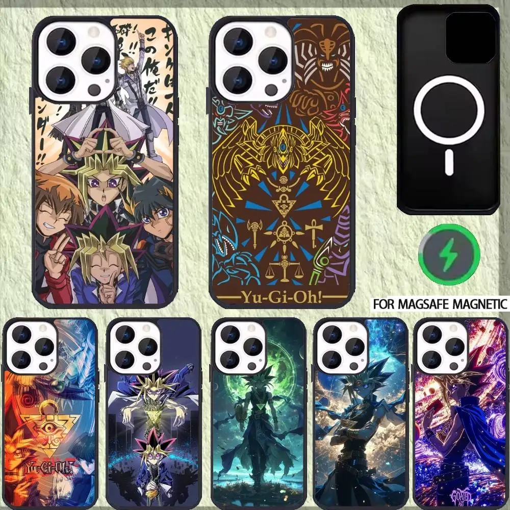 

YU-GI-OH! Mutou Yugi Phone Case For iPhone 17,16,15,14,13,12,Plus,Pro,Max For Magsafe Magnetic Wireless Charge
