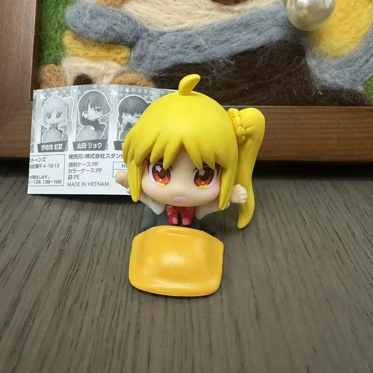 Modelo de escala Gacha genuina japonesa BOCCHI THE ROCK Friend Just Woken Up Yamada Ryo Gotoh Hitori Ijichi Nijika figuras de acción de juguete